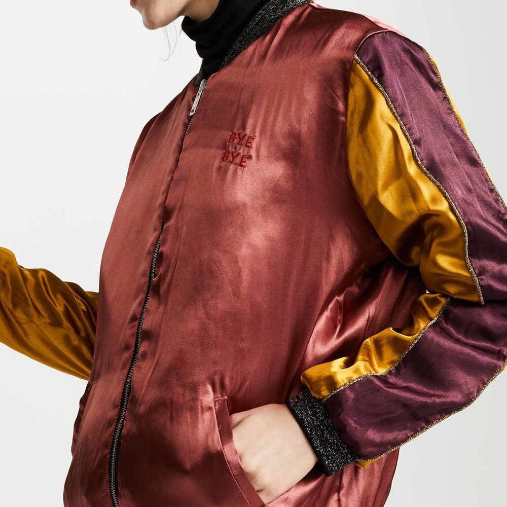 Maison Scotch Reversible Bomber Jacket